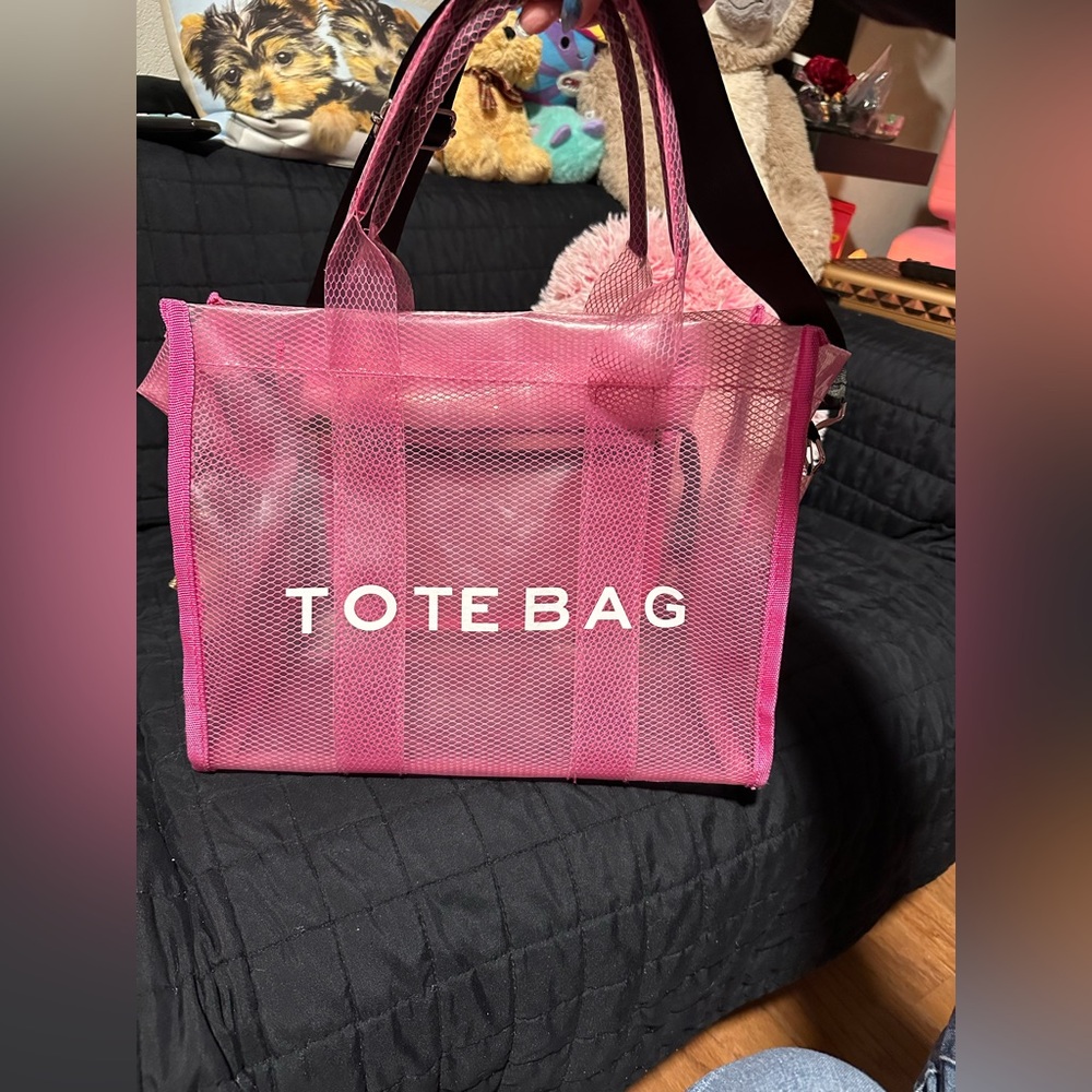 Pink Tote Bag. Gently used